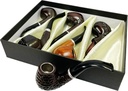 ARTISAN – WOOD PIPES – HANDCRAFTED TOBACCO PIPE – 6CT DISPLAY – A229 – [MSRP: $9 EACH]
