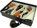 ARTISAN – WOOD PIPES – HANDCRAFTED TOBACCO PIPE – 6CT DISPLAY – A231 – [MSRP: $9 EACH]