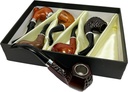 ARTISAN – WOOD PIPES – HANDCRAFTED TOBACCO PIPE – 6CT DISPLAY – A237 – [MSRP: $10 EACH]
