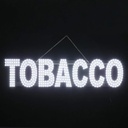 LED SIGN – "TOBACCO" – 9×38×1.2 – WHITE & BLUE – LED SIGN & OUTDOOR DISPLAY – 1CT – EP-TOBS5MIX-B3S – [MSRP: $STORE USE]