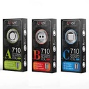 LOOKAH - 710 CONNECT REPLACEMENT QUARTZ COILS – WAX VAPORIZER – ASSORTED – 5CT – LOOKAH - 110046 – [MSRP: $12 EACH]