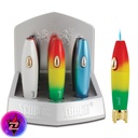 SCORCH – TORCH LIGHTERS – ROCKET SINGLE JET FLAME – 9CT DISPLAY – 61747-SCORCH - 110385 – [MSRP: $16.50 EACH]
