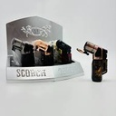 SCORCH – TORCH LIGHTERS – 45 DEGREE TRIPLE JET FLAME WITH LEVER IGNITION – 12CT DISPLAY – 61768-SCORCH - 110419 – [MSRP: $17.50 EACH]