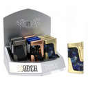 SCORCH – TORCH LIGHTERS – SMOOTH PRESS SLANTED TWIN JET FLAME – 12CT DISPLAY – 61791-SCORCH - 110477 – [MSRP: $21 EACH]