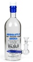 ABSOLUTELY SMOKA – GLASS WATER PIPE – 9-INCH – BOTTLE DESIGN – 1CT – GB1106 – [MSRP: $34]
