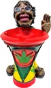 JUMBO RASTA – ASHTRAY – OK FINGERS AND DRUMS – 17.5 INCH – 1CT – [MSRP: $87.50]