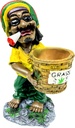 JUMBO RASTA – ASHTRAY – GRASS BASKET – 17.5 INCH – 1CT – [MSRP: $87.50]