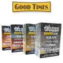 GOOD TIMES – WRAPS – SWEET WOODS LEAF – 30 PACKS OF 2CT – [MSRP: $2 EACH]