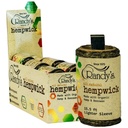 RANDY'S – ALL NATURAL HEMPWICK – PAPERS & TUBES ACCESSORIES – 15.5 FT – 18 CT – 1DSPL – [MSRP: $5 EACH]
