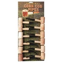 ORIGINAL – WOOD PIPES – CORN COB ON BOARD – 12CT DISPLAY – CORN - 110695 – [MSRP: $3.50 EACH]