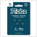 7 TABZ – 7-HYDROXY + PSEUDO PURE EXTRACT TABLETS – 20MG – 4CT PER PACK – 10PK DISPLAY – KRATOM & HERBAL PILLS – 1DSPL– [MSRP: $36.50 EACH]