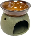 INCENSE OIL BURNER – ACCESSORIES – CERAMIC – 3.15 INCH – ASSORTED COLORS – 1CT – [MSRP: $8.50]