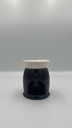 INCENSE OIL BURNER – ACCESSORIES – 4 INCH – CERAMIC WITH TEARDROP CUTOUTS – ASSORTED COLORS – 1CT – [MSRP: $8.50]