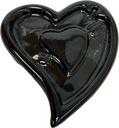 INCENSE CONE BURNER – ACCESSORIES – CERAMIC HEART – 5 INCH – ASSORTED COLORS – 1CT – [MSRP: $6.50]