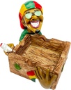 RASTA – ASHTRAY – WOOD BOX – 1CT – [MSRP: $9]