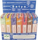 SATYA SAI BABA – INCENSE – NAG CHAMPA ASSORTED DISPLAY – 15G – 42CT DISPLAY – [MSRP: $1.50 EACH]