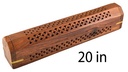 WOODEN INCENSE HOLDER BURNER – ACCESSORIES – 11-20 INCH – SATYA – ASSORTED STYLES – 1CT – [MSRP: $17.50-$25]