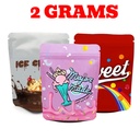 MYLAR BAG – BAGGIES – 2G – UNIQUE DESIGNS – SMELL PROOF – 50CT – [MSRP: $6.50]