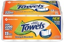 MEMBER'S MARK – SUPER PREMIUM PAPER TOWELS – 150 SHEETS PER ROLL – 15CT – STORE SUPPLY – 1CT – MEMBER'S - 112146 – [MSRP: $4.50 EACH]