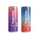 MAGIC DOSE – KRATOM & HERBAL EDIBLES – KRATOM, KAVA, AND MUSHROOM BLEND – 12OZ SELTZER CANS – 355ML – 12CT – MAGIC-112277 – [MSRP: $7.50 EACH]