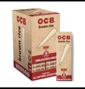 OCB – PRE-ROLLED CONES – BROWN RICE – KING SIZE – 3PK – 32CT DSPL – [MSRP: $3.50 EACH]