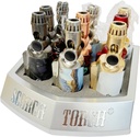 SCORCH – TORCH LIGHTERS – ADJUSTABLE TRIGGER JET FLAME – ASSORTED – 9CT DISPLAY – 61829 - 113698 – [MSRP: $26.50 EACH]