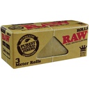 RAW – ROLLING PAPERS – ORGANIC HEMP ROLLS – 3 METER – KING SIZE WIDE – 12CT DSPL – [MSRP: $3.50 EACH]