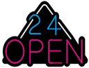 LED SIGN – "OPEN 24 HOURS" – 23.6"×15.7" – LED SIGN & OUTDOOR DISPLAY – 1CT – OPNSL24 – [MSRP: $STORE USE]