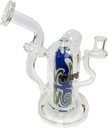 TRIPZ GLASS – COLORED SPIRAL RECYCLER – GLASS WATER PIPE – 8 INCH – 550G – 1CT – GB1146 – [MSRP: $87.50]