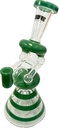 TRIPZ GLASS – BENT NECK BEAKER RECYCLER – GLASS WATER PIPE – 9.5 INCH – 320G – 1CT – GB1152 – [MSRP: $70]