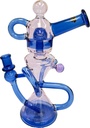 TRIPZ GLASS – MULTICHAMBER RECYCLER – GLASS WATER PIPE – 9.5 INCH – 440G – 1CT – GB1156 – [MSRP: $110]
