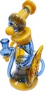 TRIPZ GLASS – BENT NECK RECYCLER – GLASS WATER PIPE – 9.45 INCH – 660G – 1CT – GB1158 – [MSRP: $112.50]