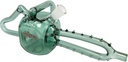 TRIPZ GLASS – CHAINSAW STYLE – GLASS WATER PIPE – 9.84 INCH – 190G – 1CT – GB1166 – [MSRP: $62.50]