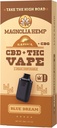 MAGNOLIA HEMP – HEMP DISPOSABLE – VA APPROVED – FULL SPECTRUM THC VAPE – VARIOUS BLENDS – 3G – 1CT – [MSRP: $50]