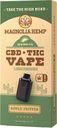 MAGNOLIA HEMP – HEMP DISPOSABLE – VA APPROVED – FULL SPECTRUM CBD + THC VAPE – VARIOUS BLENDS – 3G – 1CT – [MSRP: $50]