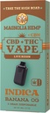 MAGNOLIA HEMP – HEMP DISPOSABLE – VA APPROVED – CBD + THC + CBN VAPE – VARIOUS BLENDS – 3G – 1CT – [MSRP: $50]