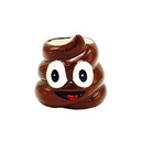 SHOT GLASS – HAPPY POOP – CERAMIC – BROWN – 4OZ – GIFTS & NOVELTIES – 1CT – SG254 – [MSRP: $10.50]