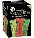 WONDERFUL PISTACHIOS NO SHELL VARIETY PACK – CANDY & SNACKS – 0.75OZ – 21CT CASE – [MSRP: $2 EACH]