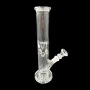CLEAR CLASSIC – GLASS WATER PIPE – 10-INCH – STRAIGHT TUBE – 320G – 1CT – GB-ST10-320G – [MSRP: $19.50]