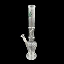 CLEAR CLASSIC – GLASS WATER PIPE – 14-INCH – STRAIGHT TUBE – 300G – 1CT – GB-CSTP-14-300G – [MSRP: $20.50]