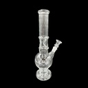 CLEAR CLASSIC – GLASS WATER PIPE – 10-INCH – BEAKER BASE – ICE CATCHER – 1CT – GB-CBIC-10-300G – [MSRP: $22.50]