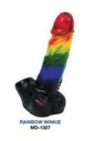RAINBOW WINKIE – HAND CRAFTED – MEDIUM – RESIN WATER PIPE – 1CT – MD-1327 – [MSRP: $20.50]