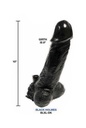 BLACK HOLMES – RESIN HAND CRAFTED X-LARGE WATER PIPE –  1CT – BLXL-DK – [MSRP: $48.50]