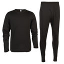 AMERICAN LOOM – APPAREL – THERMAL SETS – BLACK – S-4XL | 6CT [MSRP: $19.99 EACH]