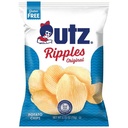 UTZ GLUTEN FREE RIPPLES POTATO CHIPS – CANDY & SNACKS – 2.75OZ – 1CT – [MSRP: $2.69]