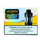 VOOPOO – VAPE TANKS – UFORCE X TANK – PNP X COMPATIBLE – 5.5ML – 1CT – [MSRP: $37.50]