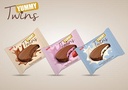 ZALLOUM TWINS COATED BISCUIT ASSORTED – CANDY & SNACKS – 27G – 11CT BOX – [MSRP: $.75 EACH]