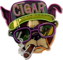 LED SIGN – "CIGAR" – SMOKING BULLDOG LOGO – 23.6×23.2 – LED SIGN & OUTDOOR DISPLAY – 1CT – CIGARBD – [MSRP: $STORE USE]