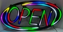 LED SIGN – "OPEN" – RAINBOW OVAL – 32x16 – LED SIGN & OUTDOOR DISPLAY – 1CT – OPNRNBW1 – [MSRP: $STORE USE]