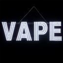 LED SIGN – "VAPE" – 10x32 – WHITE – LED SIGN & OUTDOOR DISPLAY – 1CT – VPEWHT1032 – [MSRP: $STORE USE]